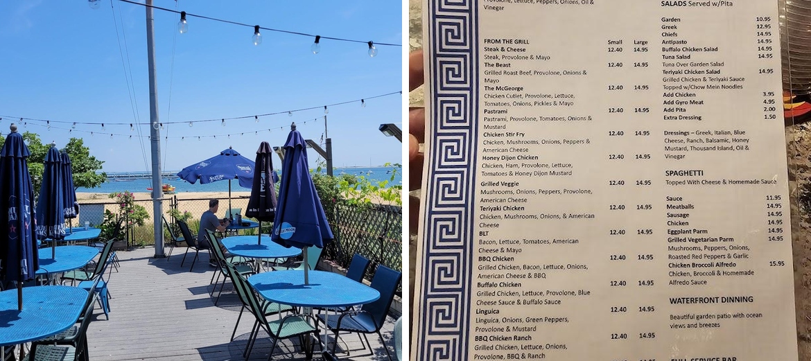 George's Pizza Menu